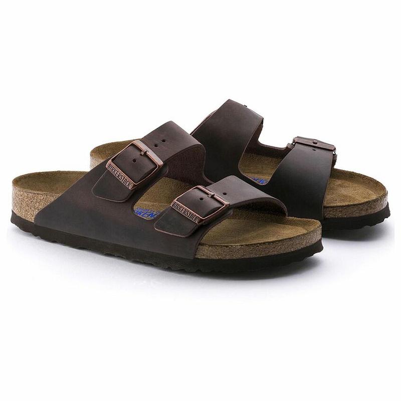 Arizona Birkenstock Soft Footbed Oiled Kozene Damske Hnede | SK 29PJJ